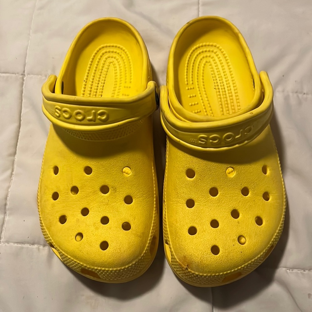 Yellow Crocs